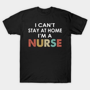 Nurse Stay At Home Isolation Social Distancing Premium T-Shirt